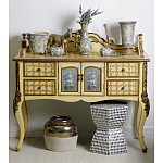 Комод деревянный Illustration of flowers варинант исполнения - 7 | Loft Concept в Нижнем Новгороде