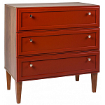 Комод красный из массива бука с 3-мя ящиками Wenge Light варинант исполнения - 1 | Loft Concept в Нижнем Новгороде
