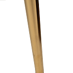 Стул бежевый из экокожи на золотых ножках Attribute of Elegance варинант исполнения - 5 | Loft Concept в Нижнем Новгороде