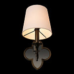 Бра с белым текстильным абажуром и фигурным основанием с зеркальной вставкой Vitorino варинант исполнения - 17 | Loft Concept в Нижнем Новгороде