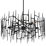 Люстра черная остроконечной формы Black Satin варинант исполнения - 4 | Loft Concept в Нижнем Новгороде