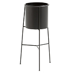 Кашпо из металла Elevated Planters черное варинант исполнения - 1 | Loft Concept в Нижнем Новгороде