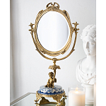 Настольное зеркало в бронзовой рамке Eden Garden варинант исполнения - 4 | Loft Concept в Нижнем Новгороде