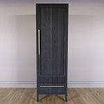 Узкий Шкаф Primo с 2 выдвижными ящиками Черный дуб варинант исполнения - 2 | Loft Concept в Нижнем Новгороде