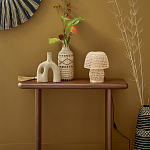 Ваза декоративная из натурального плетеного бамбука Bamboo Decor 35 варинант исполнения - 5 | Loft Concept в Нижнем Новгороде