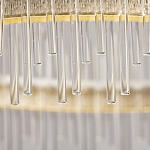 Люстра круглая с прозрачными стеклянными трубками 51 см Nembus варинант исполнения - 10 | Loft Concept в Нижнем Новгороде