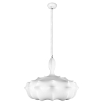 Подвесной светильник с белым фигурным абажуром и мягкими волнистыми краями Cloud Motion  варинант исполнения - 11 | Loft Concept в Нижнем Новгороде