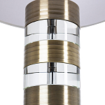 Настольная лампа с цилиндрическим основанием и белым абажуром Crystal Harmony  варинант исполнения - 2 | Loft Concept в Нижнем Новгороде