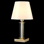 Настольная лампа с белым тканевым абажуром в форме конуса Laurent варинант исполнения - 7 | Loft Concept в Нижнем Новгороде