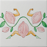 Плитка дизайнерская Сила в лимонах варинант исполнения - 2 | Loft Concept в Нижнем Новгороде