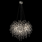 Люстра подвесная с прозрачными стеклянными подвесками в форме капель Диаметр 60 см Droplet Chandelier варинант исполнения - 13 | Loft Concept в Нижнем Новгороде