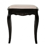 Табурет из массива березы с льяной обивкой в стиле прованс Vintage варинант исполнения - 1 | Loft Concept в Нижнем Новгороде