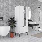 Комод белый с 4-мя дверцами на металлических ножках SPARK MULTIPURPOSE CABINET WHITE варинант исполнения - 5 | Loft Concept в Нижнем Новгороде