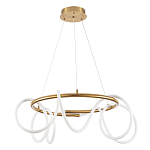 Люстра подвесная кольцевая и изогнутыми светодиодными трубками Luke Lampco Tracer Lamp варинант исполнения - 1 | Loft Concept в Нижнем Новгороде