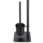 Держатель для туалетной бумаги с подвесным ершиком Black Bathroom Accessory варинант исполнения - 4 | Loft Concept в Нижнем Новгороде