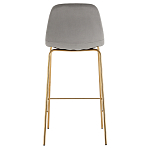 Барный стул на золотистых ножках VENDRAMIN Grey варинант исполнения - 5 | Loft Concept в Нижнем Новгороде