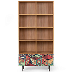 Широкий стеллаж с принтом Elise Rack варинант исполнения - 7 | Loft Concept в Нижнем Новгороде