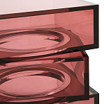 Стол журнальный в форме кубов Acrylic Furniture Lumina Crimson Clarity варинант исполнения - 3 | Loft Concept в Нижнем Новгороде