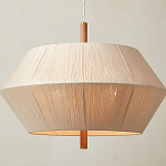 Люстра из дуба с веревчатым абажуром Rope Oak Chandelier варинант исполнения - 2 | Loft Concept в Нижнем Новгороде