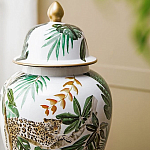 Ваза из фарфора с ручной росписью Leopard Collection  варинант исполнения - 5 | Loft Concept в Нижнем Новгороде