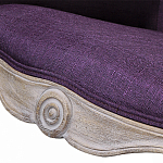 Кресло низкое в стиле прованс Louis French Armchair purple flax варинант исполнения - 4 | Loft Concept в Нижнем Новгороде