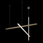 Люстра с 3-мя  пересекающимися цилиндрическими плафонами на тонких тросах Trumpet tube варинант исполнения - 5 | Loft Concept в Нижнем Новгороде