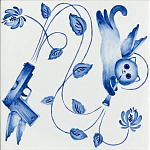 Плитка с узором Пистолеты варинант исполнения - 1 | Loft Concept в Нижнем Новгороде