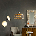 Подвесной светильник в форме фонаря коричневый Brown Eco Lantern варинант исполнения - 2 | Loft Concept в Нижнем Новгороде