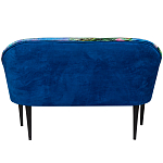 Диван двухместный из натурального бука синий с цветным принтом Impressionism in Art варинант исполнения - 2 | Loft Concept в Нижнем Новгороде