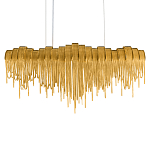 Люстра подвесная с металлическими дугами и длинными цепочками 115 см Atlantis Chain варинант исполнения - 8 | Loft Concept в Нижнем Новгороде