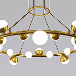 Люстра подвесная светодиодная с плафонами в форме шара Italian Globe Cedar Moss Light варинант исполнения - 2 | Loft Concept в Нижнем Новгороде