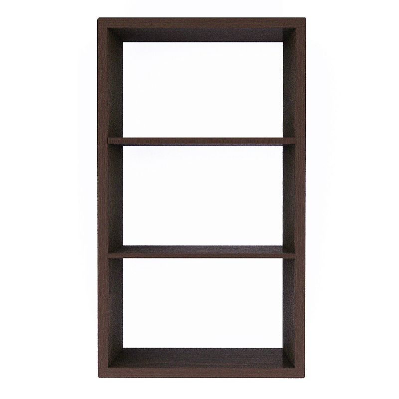 Полка-модуль для книг Primo длина 72 Темный дуб Древесина Черный в Нижнем Новгороде | Loft Concept 