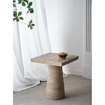 Столик приставной с квадратной столешницей Textured Cream Table варинант исполнения - 9 | Loft Concept в Нижнем Новгороде