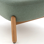 Кресло на деревянных ножках Olguin Green Chair варинант исполнения - 5 | Loft Concept в Нижнем Новгороде