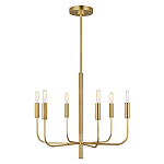 Люстра с 6-ю лампами на тонких изогнутых рожках в современном стиле Feiss варинант исполнения - 2 | Loft Concept в Нижнем Новгороде