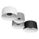 Потолочный светильник с 4-мя цилиндрическими абажурами белого серого и черного цвета Urban Dome варинант исполнения - 3 | Loft Concept в Нижнем Новгороде