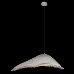 Подвесной светильник с асимметричным волнообразным абажуром и фактурной бахромой по краю Tactile Line варинант исполнения - 9 | Loft Concept в Нижнем Новгороде