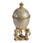 Шкатулка на величественных львах из фарфора с бронзовыми элементами Eden Garden варинант исполнения - 3 | Loft Concept в Нижнем Новгороде