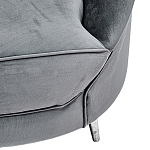 Диван с мягкой обивкой из ткани серый Ethan Sofa варинант исполнения - 3 | Loft Concept в Нижнем Новгороде