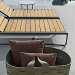 Шезлонг на металлическом каркасе с регулируемой спинкой GUELL Sunbed варинант исполнения - 4 | Loft Concept в Нижнем Новгороде