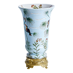 Ваза из фарфора с бронзовыми элементами Tropical Garden варинант исполнения - 2 | Loft Concept в Нижнем Новгороде