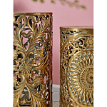 Столик приставной с цветочной резной фактурой Madagascar варинант исполнения - 4 | Loft Concept в Нижнем Новгороде