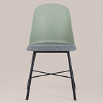 Стул из прочного пластика на металлическом основании Anora Green  варинант исполнения - 2 | Loft Concept в Нижнем Новгороде