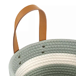 Корзина для хранения с ручками Interlacement Green варинант исполнения - 2 | Loft Concept в Нижнем Новгороде