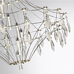 Люстра подвесная из металла с прозрачными подвесками из хрусталя Quasar 93 варинант исполнения - 10 | Loft Concept в Нижнем Новгороде