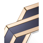 Зеркало восьмиугольное в черно-золотистой раме Pairing варинант исполнения - 2 | Loft Concept в Нижнем Новгороде