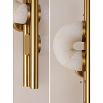 Бра  с фигурным мраморным рассеивателем Spiral of Warm Light варинант исполнения - 5 | Loft Concept в Нижнем Новгороде