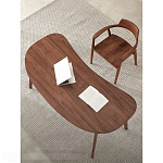 Стол рабочий округлой формы с ящиком  Working Moonnut Table варинант исполнения - 4 | Loft Concept в Нижнем Новгороде