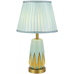 Настольная лампа с абажуром Femia Turquoise Gold Table Lamp варинант исполнения - 1 | Loft Concept в Нижнем Новгороде