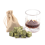 Камни для охлаждения виски из натурального камня змеевик Natural Stone Cube варинант исполнения - 5 | Loft Concept в Нижнем Новгороде